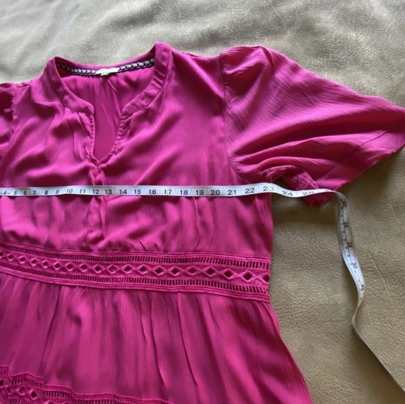 Kate & Sam Vibrant Barbie Pink Swing Dress SZ XXL - Picture 5 of 9